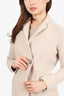 Fabiana Filippi Cream Knit Double Breasted Cardigan Estimated Size XS
