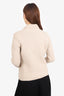Fabiana Filippi Cream Knit Double Breasted Cardigan Estimated Size XS