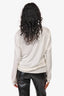 Tom Ford White Cotton Blend Knit Henley Top Size 50 Mens