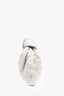 Bottega Veneta White Leather Mini Jodie Bag