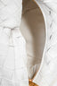Bottega Veneta White Leather Mini Jodie Bag
