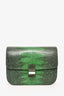 Celine Green Lizard Medium Box Bag