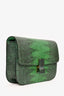 Celine Green Lizard Medium Box Bag