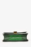 Celine Green Lizard Medium Box Bag