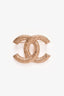 Pre-Loved Chanel™ 2020 Gold Toned CC Brooch