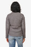 Helmut Lang Grey/Taupe Knit Sweater Size S