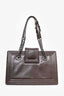 Pre-Loved Chanel™ 2011 Grey Leather Reverso Boy Bag