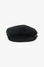 Saint Laurent Black Newsboy Hat Size 55 Mens
