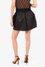 Prada Black Re-Nylon Pocket Front Mini Skirt Size 40