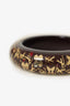 Louis Vuitton Brown Resin Inclusion Bangle Bracelet