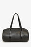 Louis Vuitton 2008 Black Epi Leather 'Soufflot' Bag with Papillion Pochette