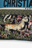 Christian Dior Multicolour Cotton Embroidered Square Pillow