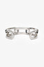 Burberry Silver Toned Chain Cuff Bracelet