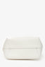 Mansur Gavriel White Faux Leather Bucket Bag (As Is)