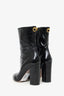 Valentino Black Patent Leather 110mm Ankle Boot Size 38.5