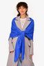 Louis Vuitton Blue Silk/Wool Scarf