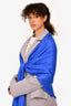 Louis Vuitton Blue Silk/Wool Scarf