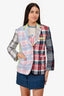 Thom Browne Multicoloured Check Cotton Blazer Size 44