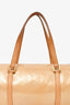 Louis Vuitton 2004 Beige Patent Leather Monogram Papillon Shoulder Bag