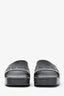 Gucci Black Rubber Logo Heeled Sandals Size 38
