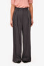 Meshki Charcoal Grey Wide Leg Trousers Size S