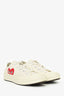 Comme des Garcons X Converse Beige Sneakers Size 36.5