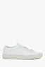 Common Projects Grey Leather Low Top Sneakers Size 36