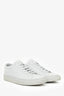 Common Projects Grey Leather Low Top Sneakers Size 36