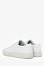 Common Projects Grey Leather Low Top Sneakers Size 36