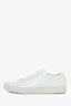 Common Projects Grey Leather Low Top Sneakers Size 36