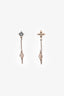 Louis Vuitton Gold Tone LV 'Petit Louis' Earrings
