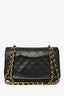 Pre-Loved Chanel™ 1989-91 Vintage Black Lambskin Small Classic Double Flap