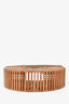 Cult Gaia Brown Bamboo Ark Clutch