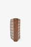 Bottega Veneta Brown Leather Intrecciato Bifold Wallet