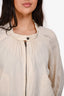 Isabel Marant Etoile Cream Linen Zip Light Jacket Size 38