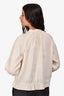 Isabel Marant Etoile Cream Linen Zip Light Jacket Size 38