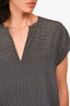 Vince Black/White Patterned Tunic Dress Size XS
