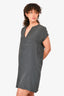 Vince Black/White Patterned Tunic Dress Size XS
