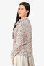 Frame White Floral Blouse Size M