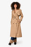 Weekend Max Mara Tan Belted Trench Coat Size 8