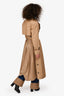 Weekend Max Mara Tan Belted Trench Coat Size 8