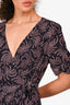 Ba&sh Black Printed Wrap Maxi Dress Size 2