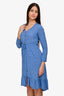 Rails Blue Printed Dress Size XS