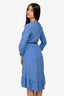 Rails Blue Printed Dress Size XS