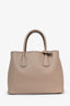 Prada Brown Saffiano Leather Tote with Strap