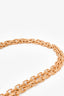 Valentino Brushed Gold Tone 'Cancer' Double Wrap Necklace