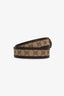 Gucci Brown Monogram Canvas GG Belt Size 85