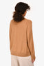 The Row Brown Wool/Cashmere Turtleneck Sweater Size S
