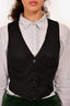 Reformation Black Button Up Vest Jacket Size 2
