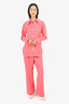 Stine Goya Pink Button-Down and Pant Set Size Small